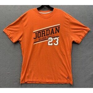 Jordan Basketball 23 Graphic Tee T-Shirt Men's Dry-Fit Orange XL 465105-828